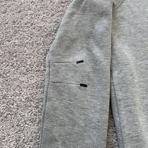 Nike Tech Fleece Track Jacket Moto‎ Cape Womens Medium Gray Full Zip - Picture 4 of 16
